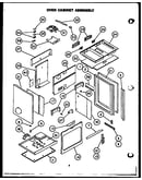 Oven cabinet assembly