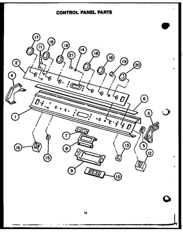 Control panel parts
