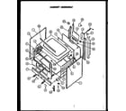 Caloric RLS345-OF cabinet diagram