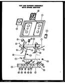Top and burner assembly with spark ignition (rls313-of) (rls345-of) (rls357-of) (rms357-of) (rms361-of) (rls358-of) (rls359-of) (rms359-of)