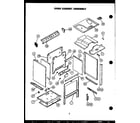 Caloric RJT369 oven cabinet assembly diagram