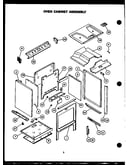 Oven cabinet assembly
