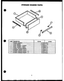 Storage drawer parts