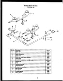 Surface burner section