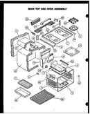 Main top/oven assembly