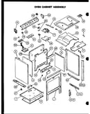 Oven cabinet assembly