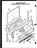 Backguard parts (rst369) (rst376) (rst380) (rst381) (rst387)