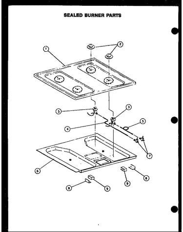 Sealed burner parts (rst307) (rst309) (rst359) (rst369) (rst380) (rst381) (rst387)
