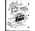 Amana AGS720-P8587805S door and drawer diagram