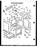 Oven cabinet assembly