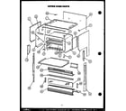 Caloric RST399UW upper oven parts diagram