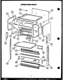 Upper oven parts