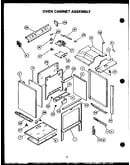 Oven cabinet assembly