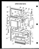 Upper oven parts
