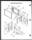 Door and latch parts