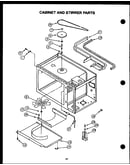 Cabinet and stirrer parts