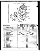 Lower broiler components