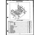 Amana GBP26EB oven door assembly diagram
