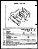 Oven door - blackglass (gbp24fc) (sbp24fc) (gbk24fc) (sbk24fc) (sbp26cb) (gbp26cb) (gbk26cb) (sbk26cb) (gbp26db) (sbp26db) (gbk26db) (sbk26db) (gbp26eb) (sbp26eb) (gbk26eb) (sbk26eb)