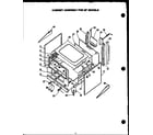 Amana GBP26DC cabinet assembly diagram
