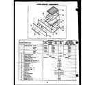 Amana GBP26DC lower broiler components diagram