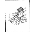 Caloric RLT365UW-P1141094NW broiler diagram