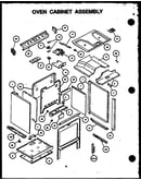 Oven cabinet assembly