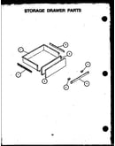 Storage drawer parts
