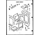 Caloric RJS369-OF cabinet assembly diagram