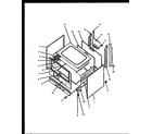 Amana SBP26ZZL-P1142376NL cabinet parts diagram