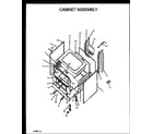 Caloric RBK26CBW-P1142346NW cabinet assembly (rbl22aaw/p1142716nw) (rbl22aal/p1142716nl) (rbp22aaw/p1142331nw) (rbp22aal/p1142331nl) (rbk22aal/p1142355nl) (rbk22aaw/p1142355nw) (rbp24aaw/p1142332nw) (rbp24aal/p1142332nl) (rbk24aal/p1142356nl) (rbk24aaw/p1142356nw) (rbl26aaw/p1142717 diagram