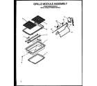 Modern Maid XST329/P1132274N grille module assembly (xst329/p1132274n) diagram