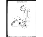 Modern Maid PHU186NB/P1131810N ventilation parts (phu186nb/p1131810n) (phu186nww/p1131811n) diagram
