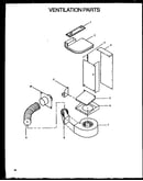 Ventilation parts (phu186nb/p1131810n) (phu186nww/p1131811n)