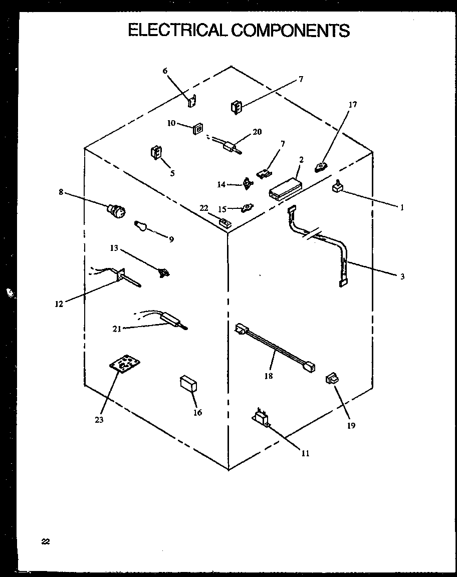 Electrical components (phu186nb/p1131810n) (phu186nww/p1131811n)