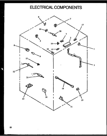 Electrical components (phu186nb/p1131810n) (phu186nww/p1131811n)