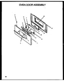 Oven door assembly (rls112) (rls312) (rms312) (rls341) (rms341) (rls351) (rms351) (rls113) (rms113) (rms313) (rls313) (rls346) (rms346) (rls356) (rms356)