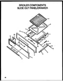 Broiler components slide out panel/drawer (rls112) (rms112) (rls312) (rms312) (rls335) (rms335) (rls340) (rms340) (rls341) (rms341) (rls343) (rms343) (rls351) (rms351) (rls352) (rms352) (rls353) (rms353) (rms354) (rls354) (rls113) (rms113) (rms269) (rls26