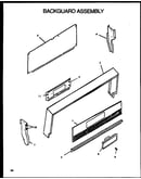 Backguard assembly (rls112) (rms112) (rls312) (rms312) (rls335) (rms335) (rls340) (rms340) (rls341) (rms341) (rls343) (rms343) (rls113) (rms113) (rms269) (rls269) (rms313) (rls313) (rls339) (rms339) (rls345) (rms345) (rls357) (rms357)