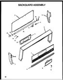 Backguard assembly (rls351) (rms351) (rls352) (rms352) (rls353) (rms353) (rms354) (rls354) (rls346) (rms346) (rls356) (rms356) (rls359) (rms359) (rls358) (rms358) (rls368) (rms368)