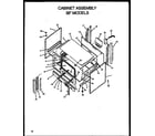 Caloric RMS399 cabinet assembly 36" models (rls640) (rms640) (rls661) (rms661) (rls664) (rms664) (rls669) (rms669) (rls679) (rms679) (rls666) (rms666) diagram