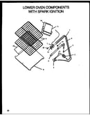 Lower oven components with spark ignition (rms399) (rls669) (rms669) (rls679) (rms679)