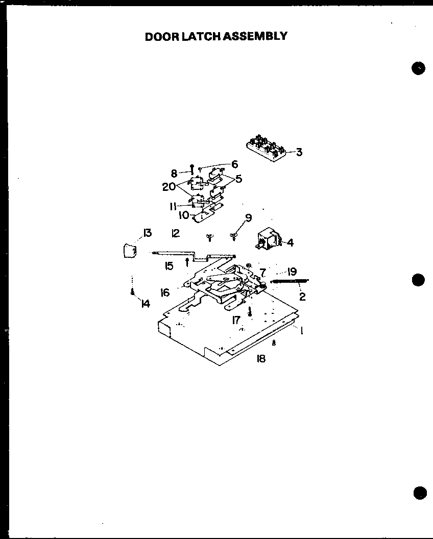 Door latch assembly