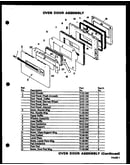 Oven door assembly