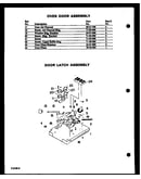 Door latch assembly