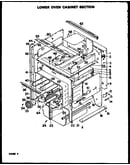 Lower oven cabinet section (qmd-810) (qmd-800)
