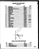 High voltage section (qmd-810) (qmd-800)