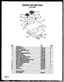 Range top section (qmd-800)