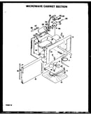 Microwave cabinet section (qmd-810) (qmd-800)