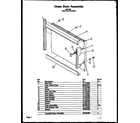 Modern Maid QMD-810A outer door assembly (qmd-800) diagram